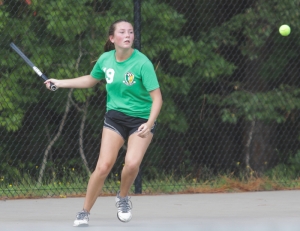 Senior tennis player Destiny Buie is RSHS&#039; No. 1 seeded player.