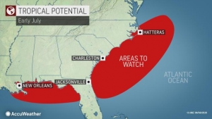 Forecasters keeping a close eye on Atlantic heading into July Fourth weekend