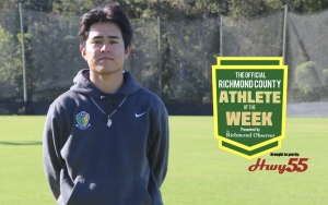 Senior soccer player Pedro Molina has been named the Official Richmond County Male Athlete of the Week presented by HWY 55.