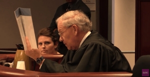 Judge Howard Manning presides over a courtroom.