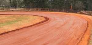 The track is ready for the fall 2017 lawnmower racing season at Ellerbe Lions Club Park.