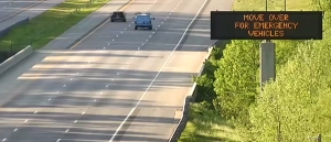 Per state law, North Carolina motorists must move over or slow down for stopped emergency vehicles. Message boards and outreach will remind drivers of the law May 6-8 during the &quot;Move Over, It&#039;s the Law,&quot; campaign.