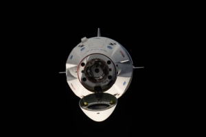 Dragon 2 Spacecraft docking with ISS during Demo-1 test flight. March 3, 2019.