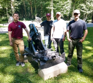 Raiders in Belleau Wood — site of famous battle by U.S. Marines attached to the 2nd U.S. Army Division. 