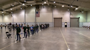 Students from across the state compete in theNorth Carolina Wildlife Resource Commission’s National Archery in the Schools Program State Tournament Feb. 26-27 in Winston-Salem. 