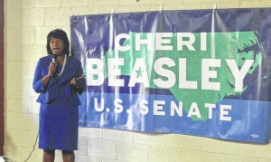 Former N.C. Supreme Court chief justice Cheri Beasley is running for U.S. Senate.