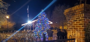 Hamlet lit its tree in Main Street Park Monday evening. See more photos in the gallery below.
