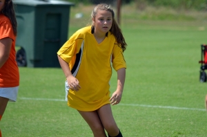 Cheyenne Jacobs, rising freshman from Hamlet Middle School, played for the Middle School girls team called Ables featuring all Richmond County players.
