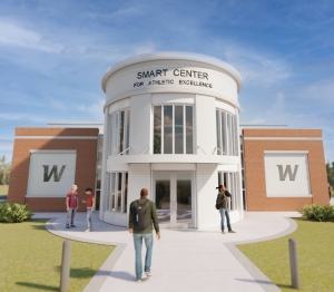 Rendering of the future Smart Center for Athletic Excellence.
