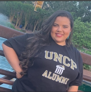 Shannon Hunt earned a Bachelor of Science degree in biology with a biomedical emphasis at UNCP and began the PA program at Pfeiffer University in January