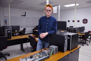 Richmond Community College Information Technology graduate William “Hunter” O’Neal hopes to one day work for the federal government fighting cyber crimes.