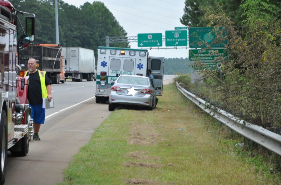 Scene of the accident on Monday, July 24 on Hwy 74.