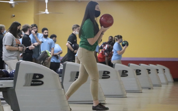 Freshman Ava Thompson was Richmond&#039;s leading bowler during Thursday&#039;s conference meet.