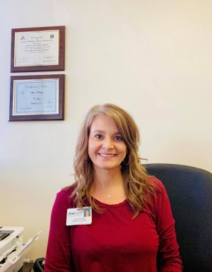 Allison Goodwin juggled being a wife, a mother and a full-time student while obtaining her Medical Assisting degree and has now been with FirstHealth for 12 years.