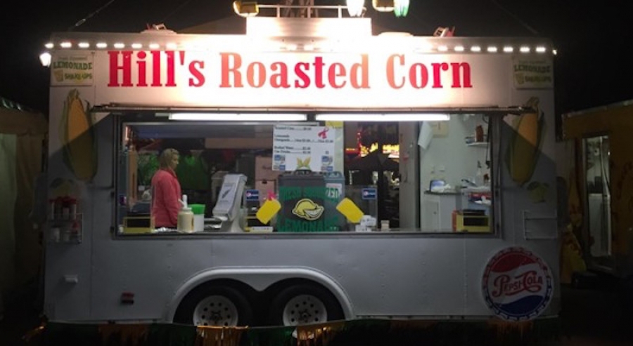 Hill&#039;s Roasted Corn truck has been at the NC State Fair every year since 1969.