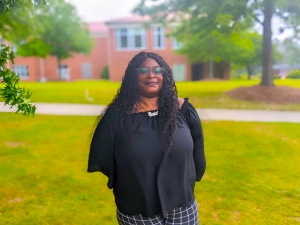 Mandora McLeod graduated from Richmond Community College two years ago with an associate degree in Human Services. She just completed a bachelor’s degree from Gardner-Webb University.