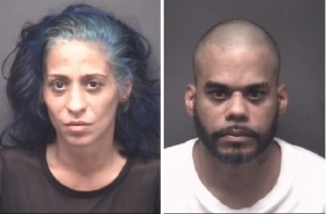 Circe Nena Baez, dubbed the &quot;Pink Lady Bandit,&quot; and her accompice, Alexis Baez Morales, both of Harrisburg, Pennsylvania, have been sentenced to federal prison after robbing four banks in three states within seven days in July 2019.