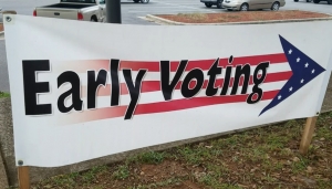 More than 500 voters got a jump start on the mid-term election Wednesday for the first day of early voting.