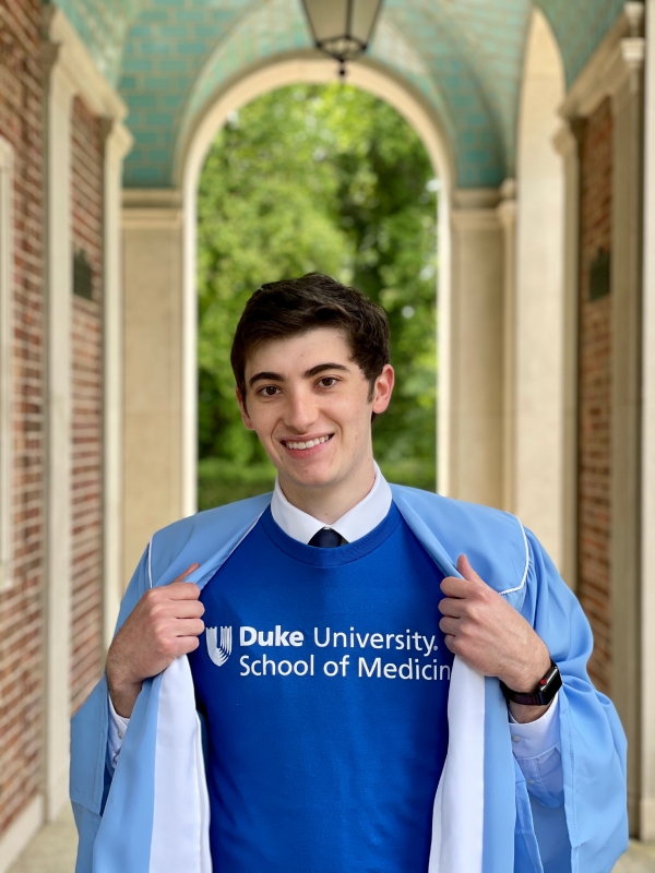  Sage Atkins graduated from the University of North Carolina-Chapel Hill in May and will be starting medical school at Duke University this fall. He is a 2018 graduate of Richmond Community College.