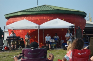 The Beach Fever Band plays at The Berry Patch July 29, 2021