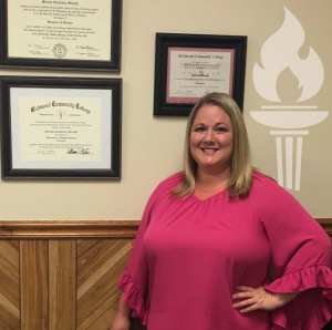 Richmond Community College graduate Melinda Murphy owns an accounting business in Rockingham. She graduated from the Accounting and Finance program at RichmondCC in 2017.