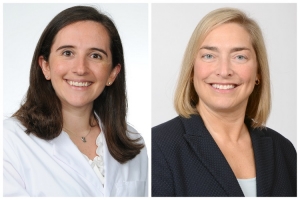 Melanie Blacker, M.D., neuro hospitalist at FirstHealth; Allison Duckworth, R.N., nursing executive for MRH–Richmond.