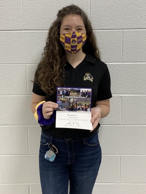 Lauren Humann has been accepted into East Carolina University’s Honors College.