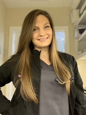 Richmond Community College Medical Assisting graduate Kristin Terry has been working for the Purcell Clinic for six years as the lead clinical. She is pictured here at the Laurinburg location.
