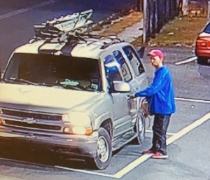 Police say this man stole the pictured SUV from Hartsville, South Carolina, before stealing another vehicle in Hamlet and leaving it a gas station Thursday morning.