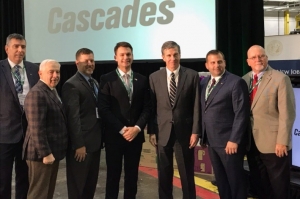 Gov. Roy Cooper was in Scotland County Tuesday to announce the expansion of the Cascades plant in Wagram.