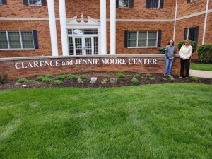 Richmond Community College Human Services Technology student Rachel Oxendine recently visited Mount Vernon Nazarene University, where she plans to pursue a Bachelor of Social Work. Giving her a tour of the campus was Jennifer Jacobsen, professor in the Social Work Department.