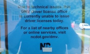 Hamlet DMV office closed after lightning strike damages equipment