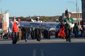 The Marching Raiders are slated to return to the Hamlet Christmas Parade, which begins at 6 p.m. Thursday.
