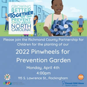 Richmond County Partnership for Children: Child Abuse Prevention Month is a time for North Carolina to grow a better tomorrow